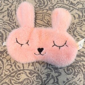 Bella Beauty Plush Pink Bunny Sleep Mask